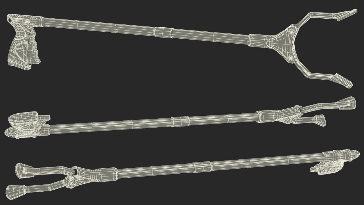 Claw Grabber Tool Rigged 3D model