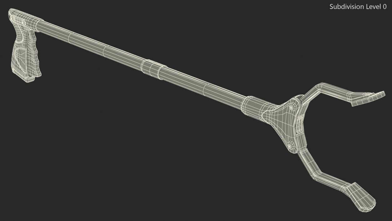 Claw Grabber Tool Rigged 3D model