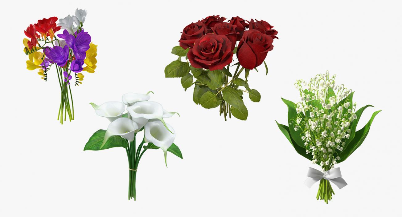 3D Bouquets Collection 2