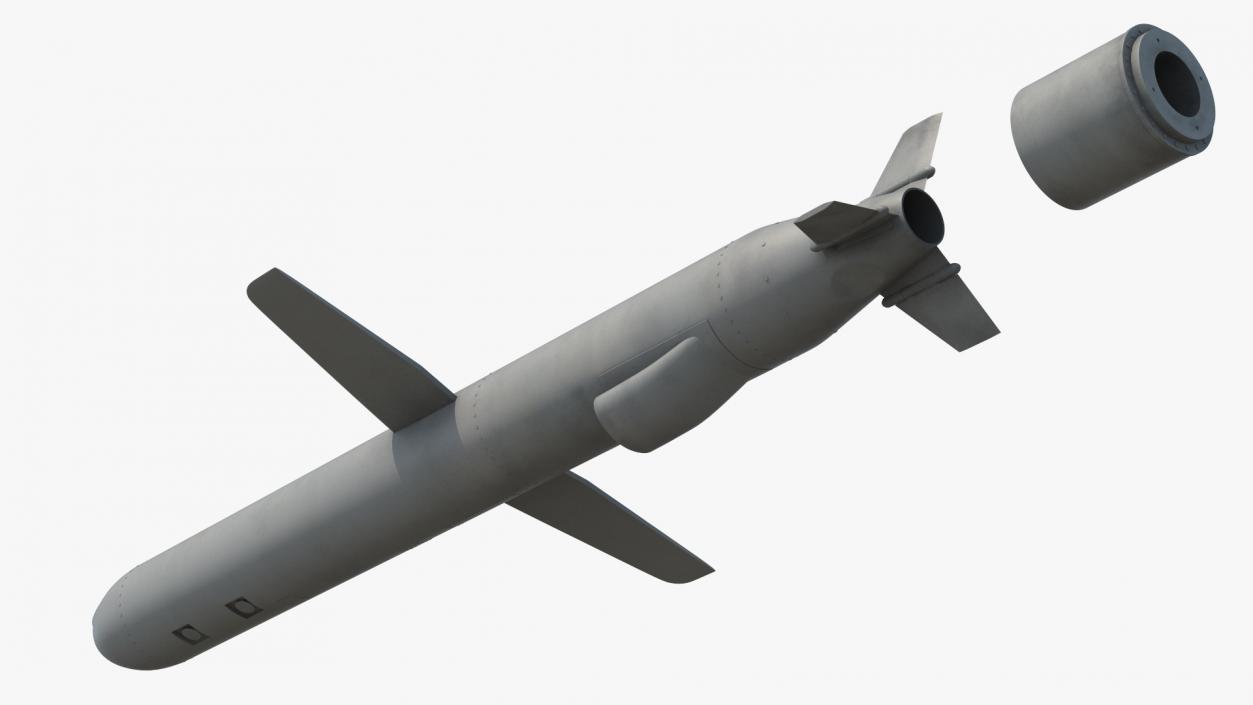 3D Military Cruise Missile model