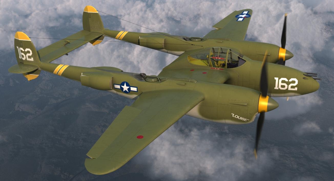 3D WWII Aircraft Big Collection model