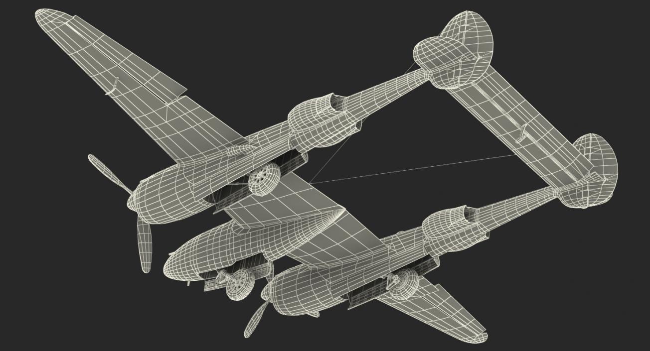 3D WWII Aircraft Big Collection model