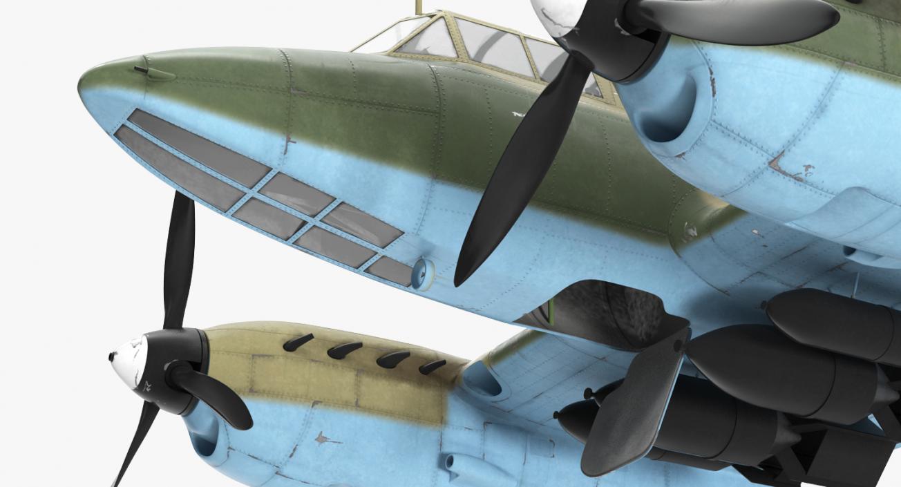 3D WWII Aircraft Big Collection model