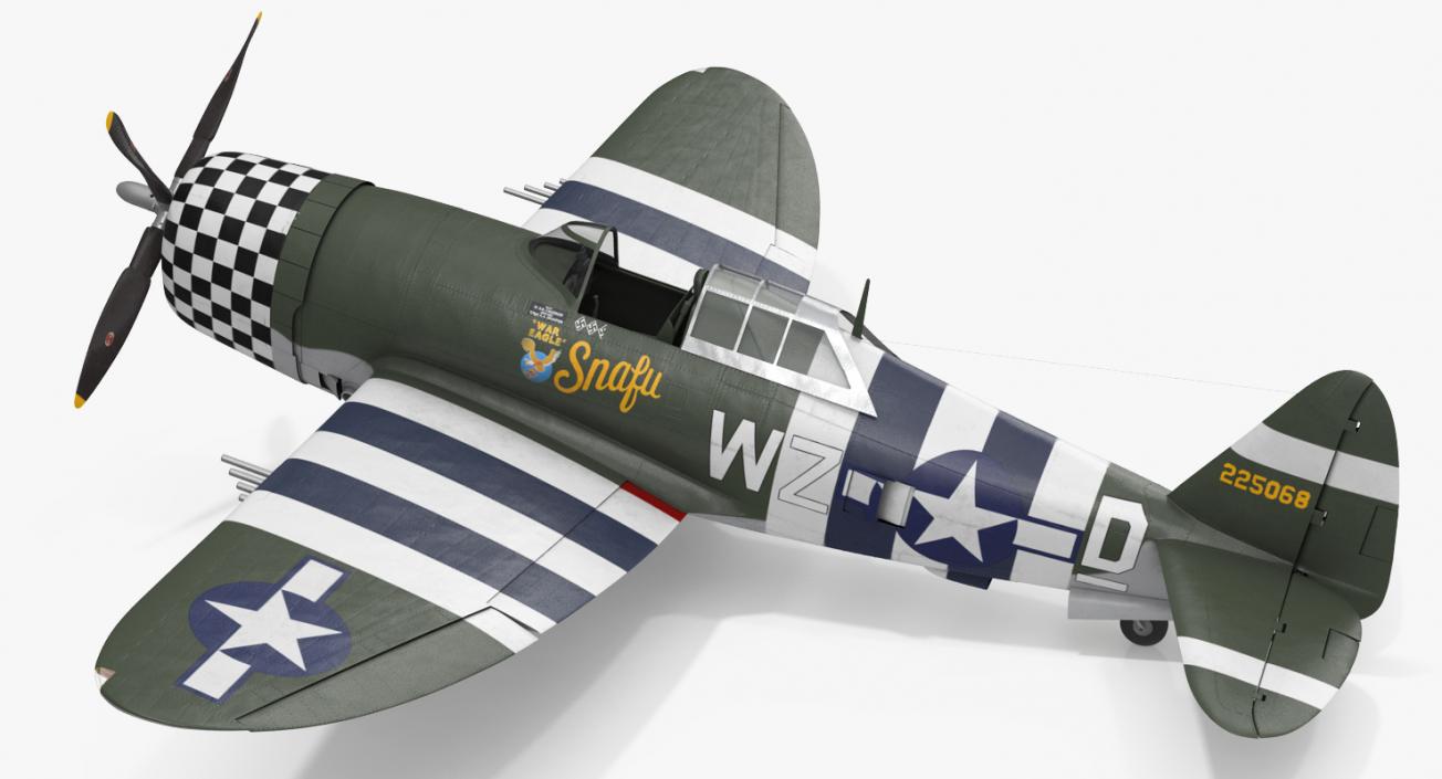 3D WWII Aircraft Big Collection model