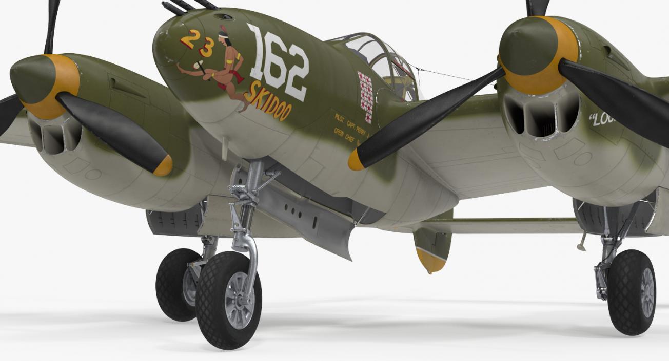 3D WWII Aircraft Big Collection model