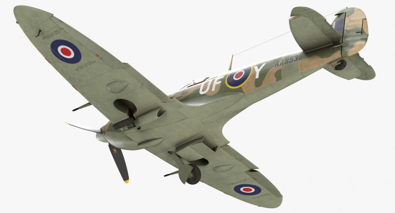 3D WWII Aircraft Big Collection model