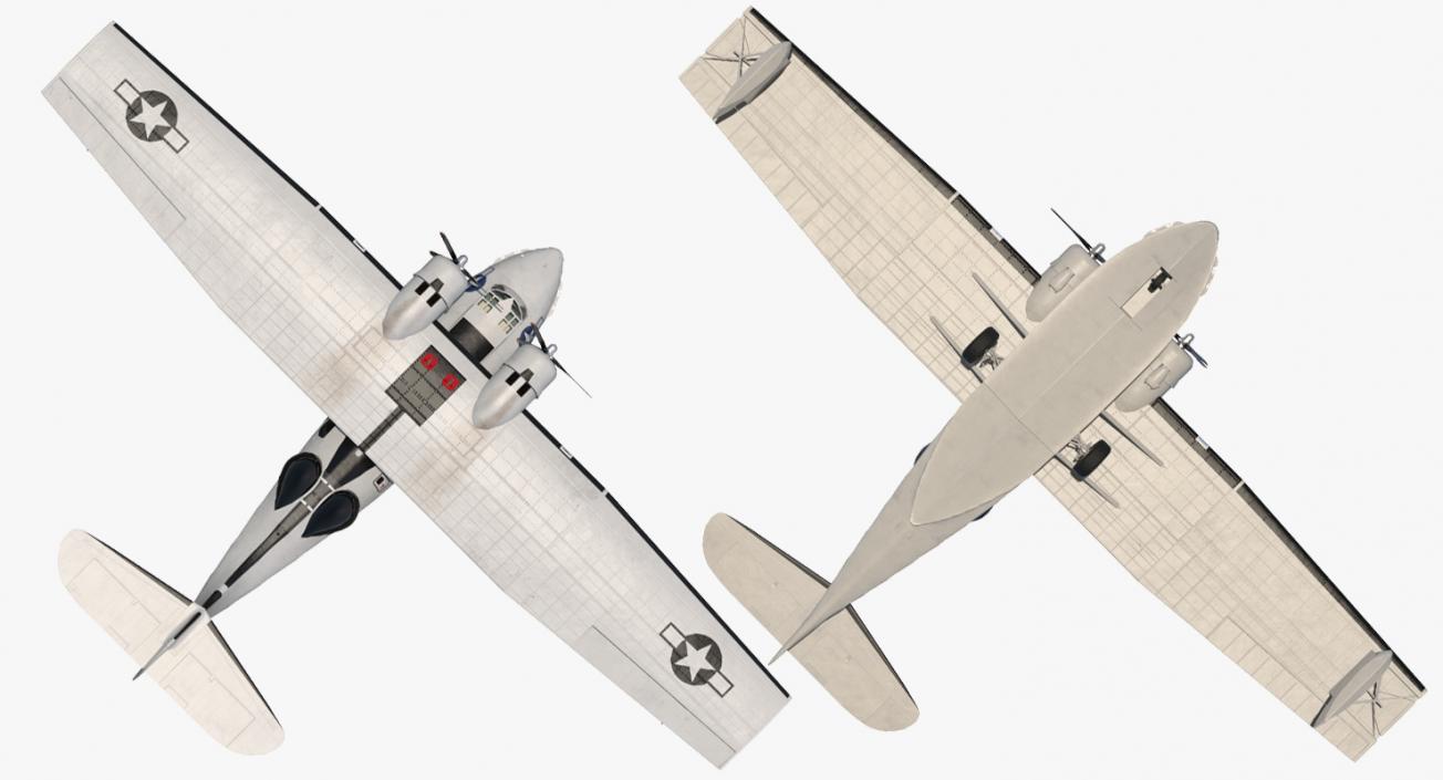 3D WWII Aircraft Big Collection model