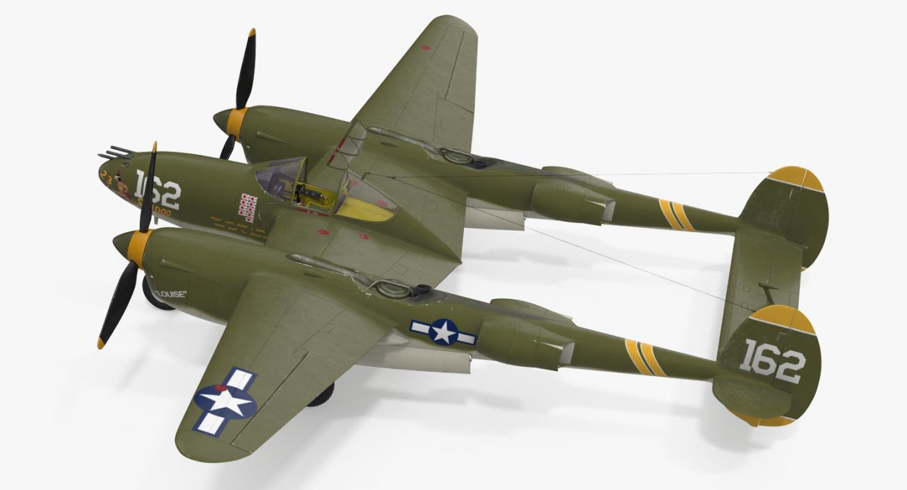 3D WWII Aircraft Big Collection model