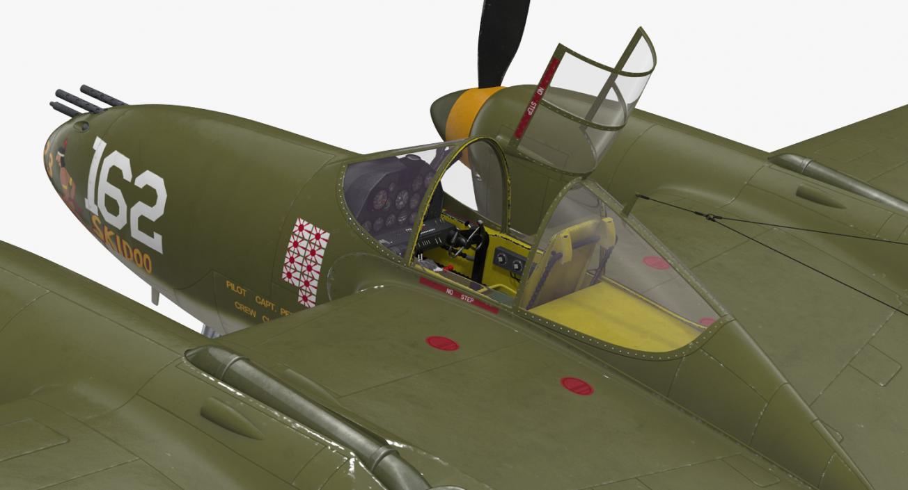 3D WWII Aircraft Big Collection model