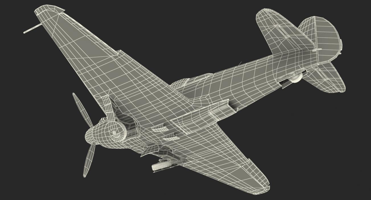 3D WWII Aircraft Big Collection model