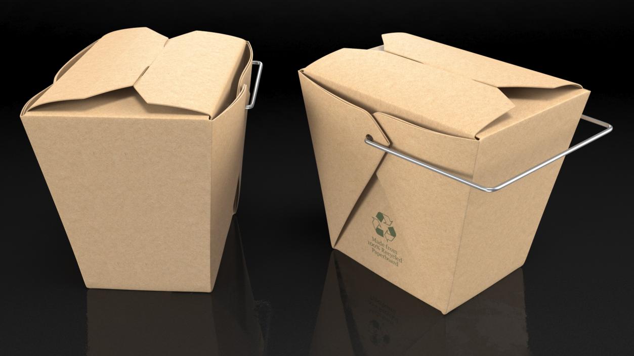 3D Fast Food Containers Collection 4 model