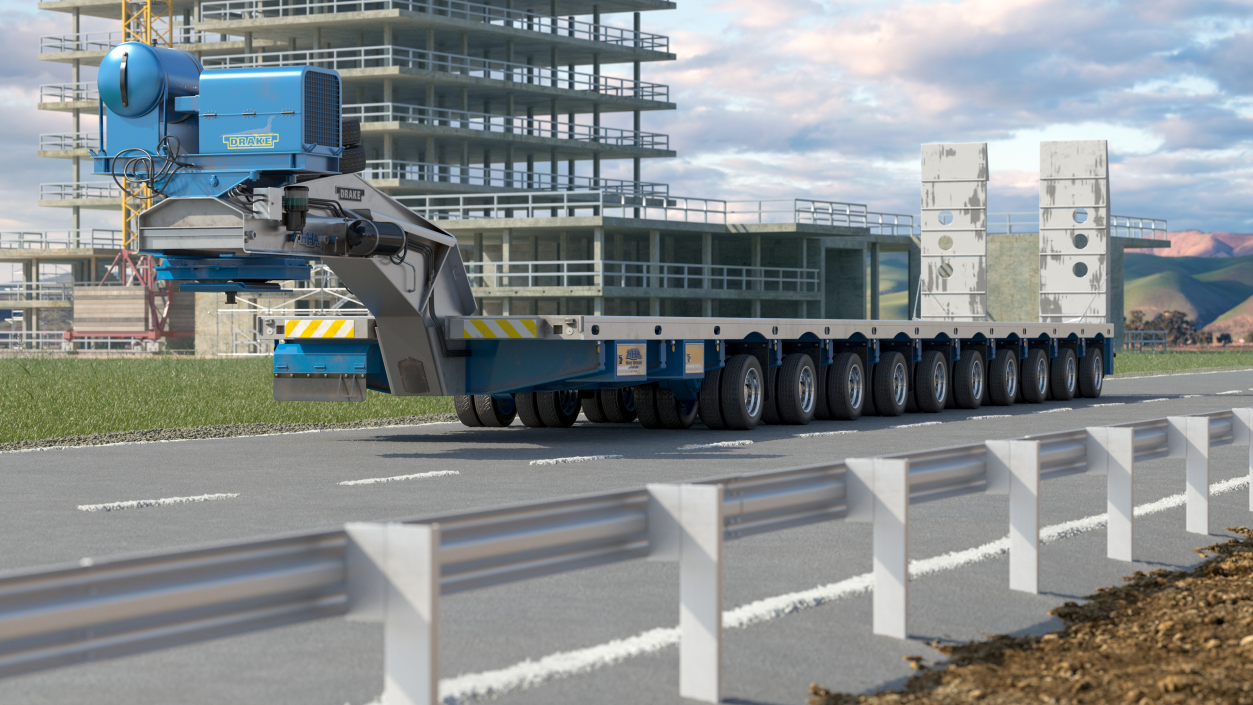 3D Drake Steerable Low Loader