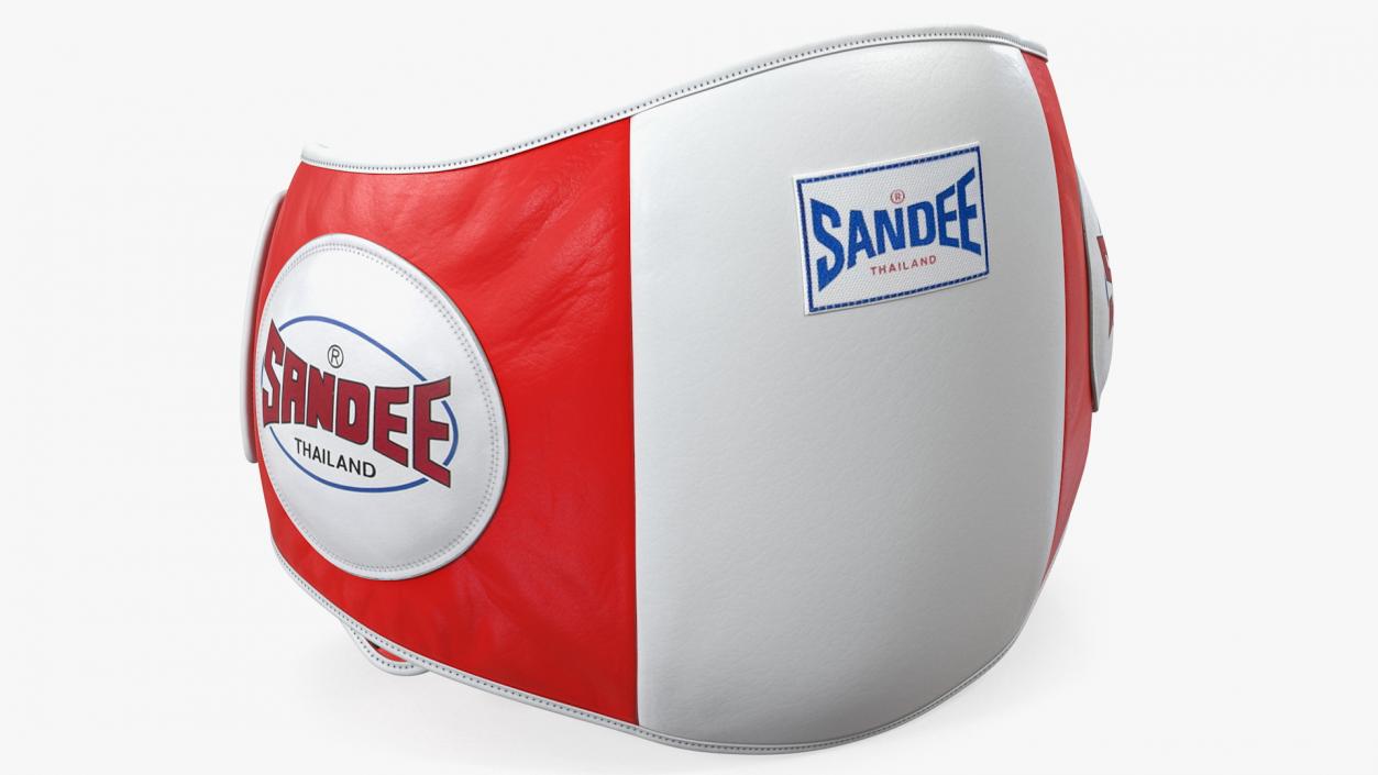 3D Sandee Velcro Belly Pad Maneken White Red