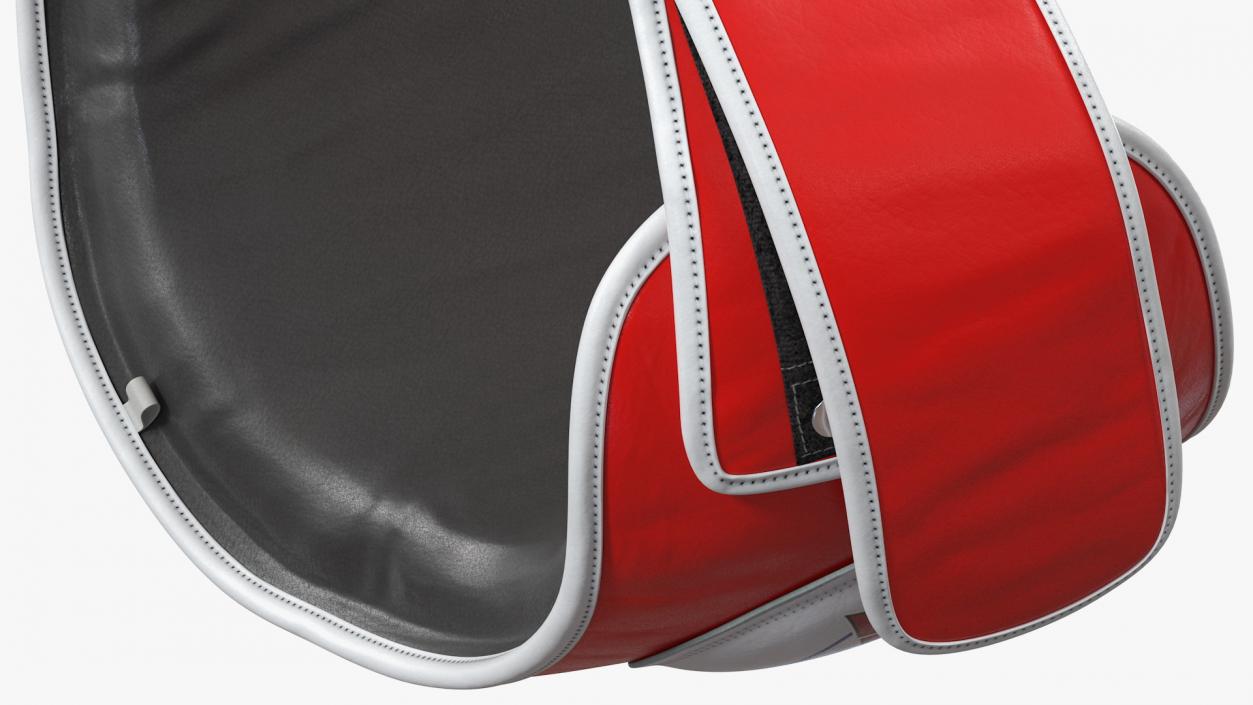 3D Sandee Velcro Belly Pad Maneken White Red