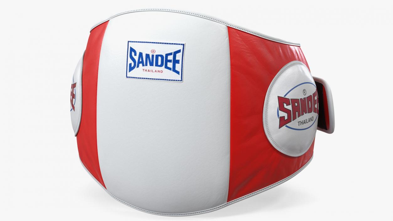 3D Sandee Velcro Belly Pad Maneken White Red