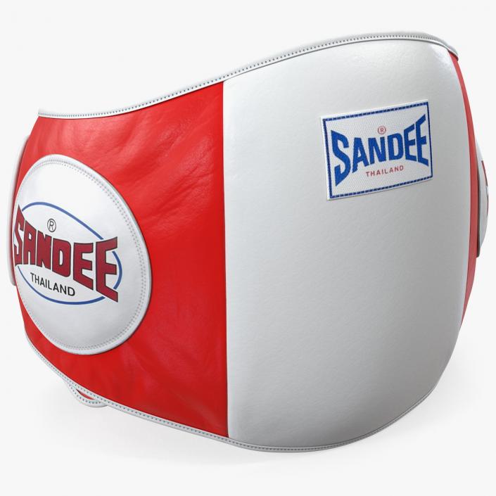 3D Sandee Velcro Belly Pad Maneken White Red