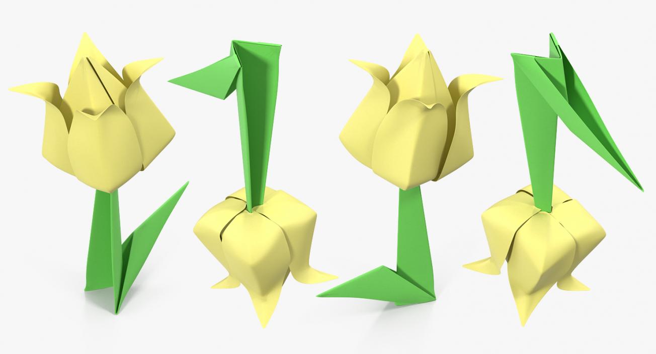 Origami Paper Toys 3D Models Collection 3D model