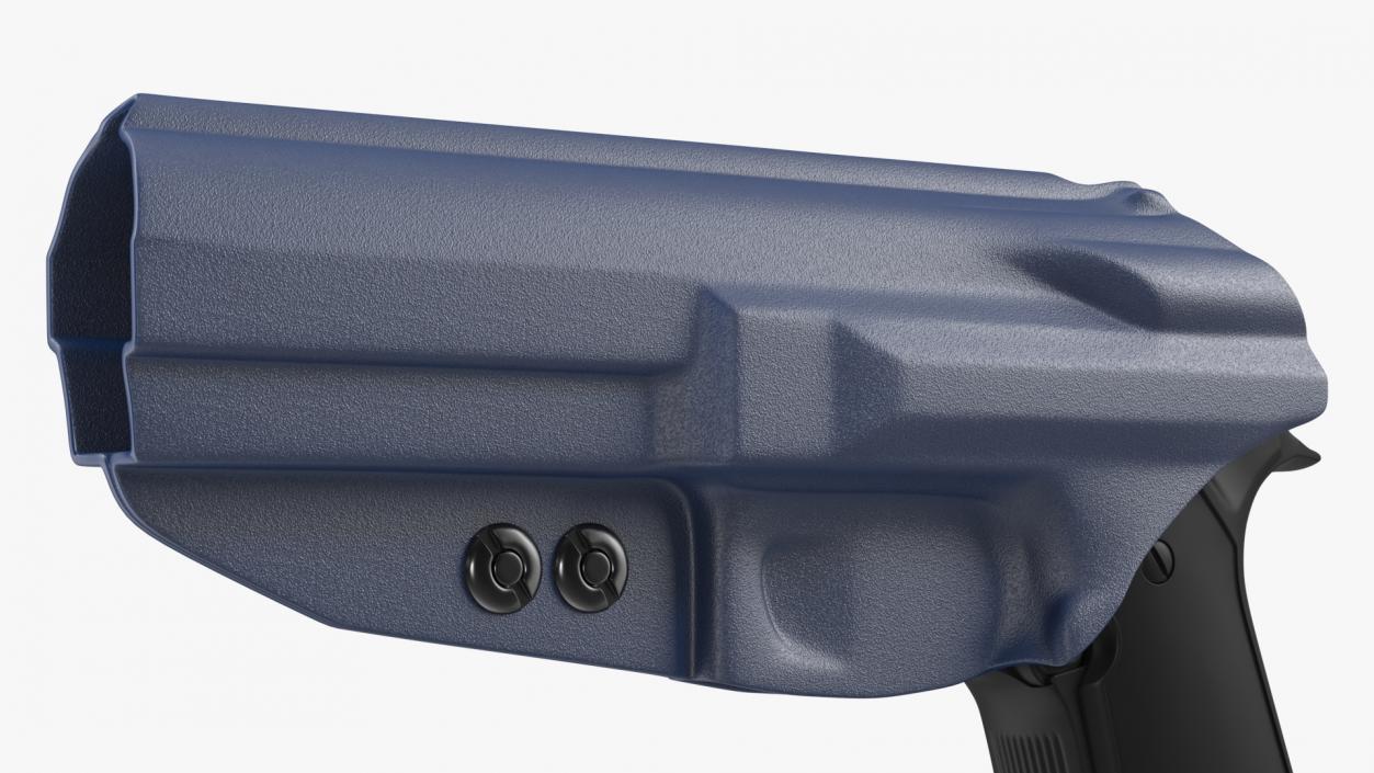 Holster Beretta 92 Kydex Blue 3D model