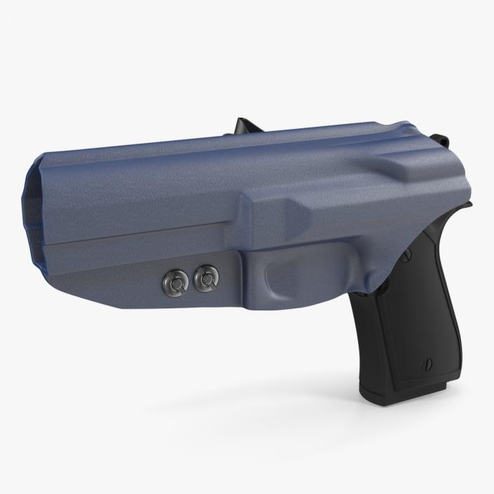 Holster Beretta 92 Kydex Blue 3D model