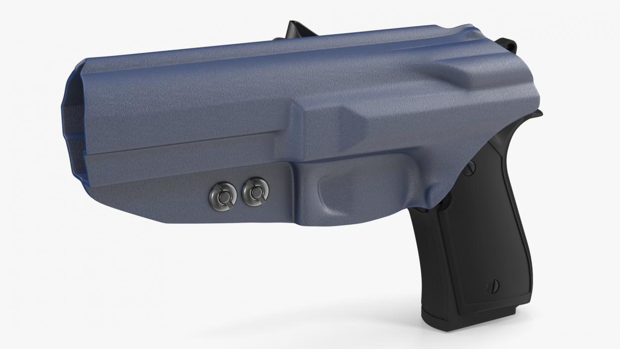 Holster Beretta 92 Kydex Blue 3D model