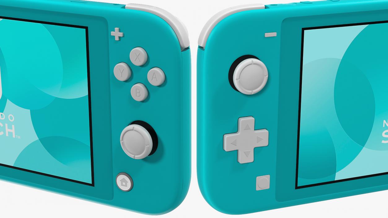 3D model Nintendo Switch Lite Turquoise