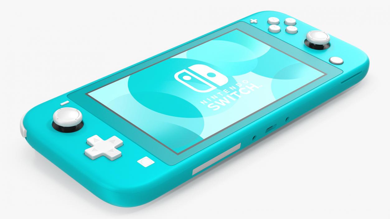 3D model Nintendo Switch Lite Turquoise