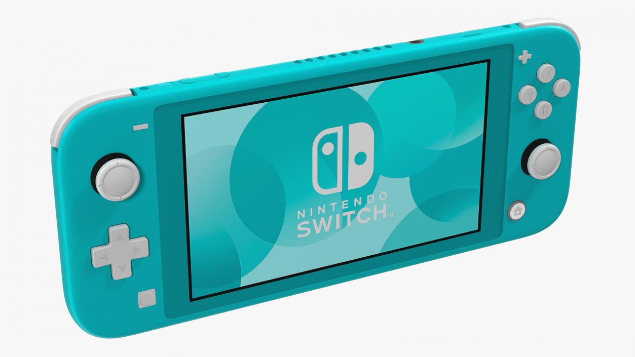 3D model Nintendo Switch Lite Turquoise