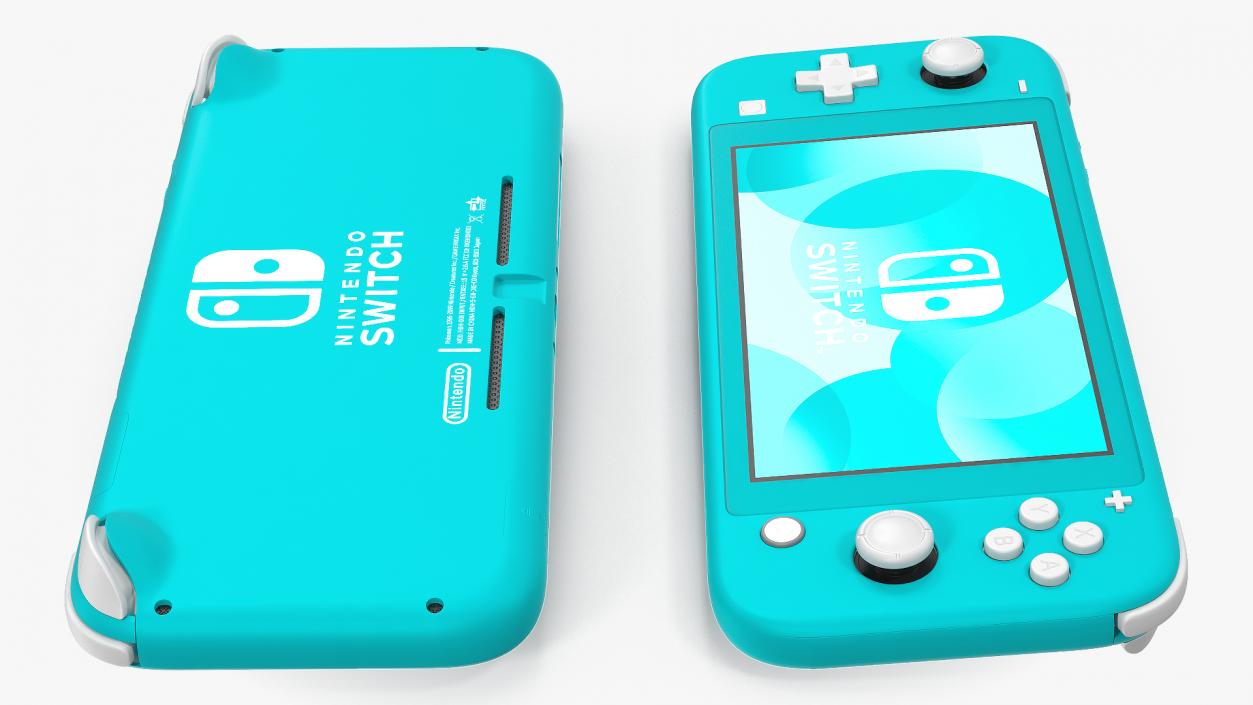 3D model Nintendo Switch Lite Turquoise