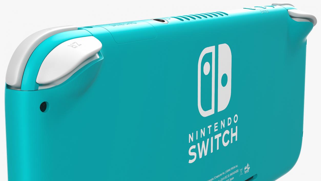 3D model Nintendo Switch Lite Turquoise