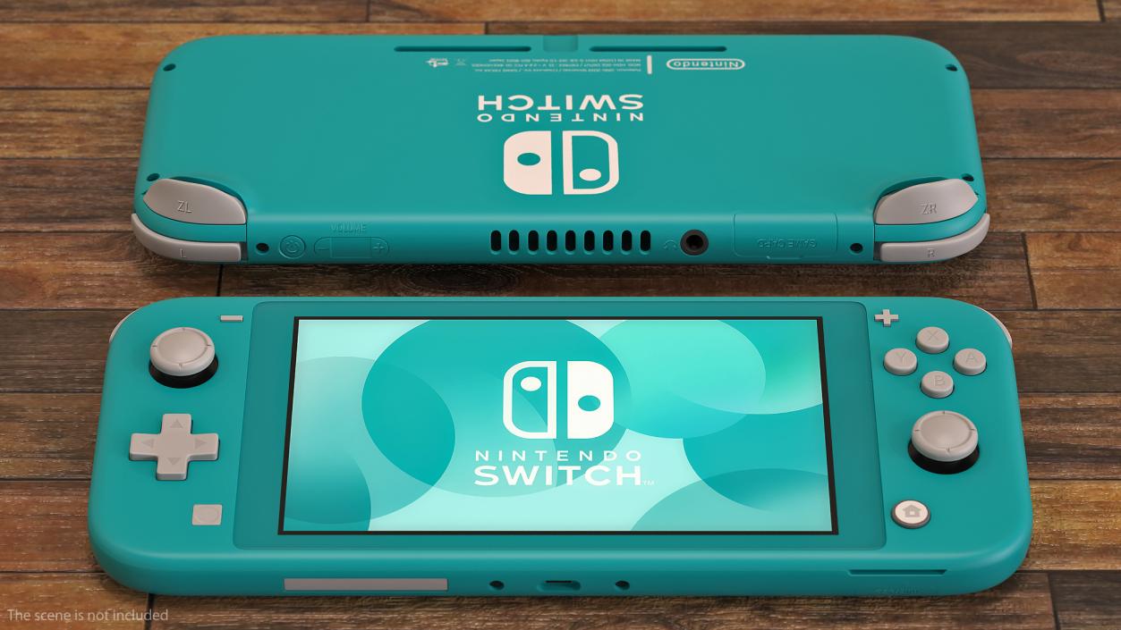 3D model Nintendo Switch Lite Turquoise