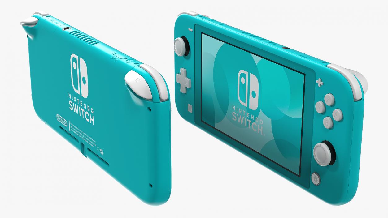 3D model Nintendo Switch Lite Turquoise