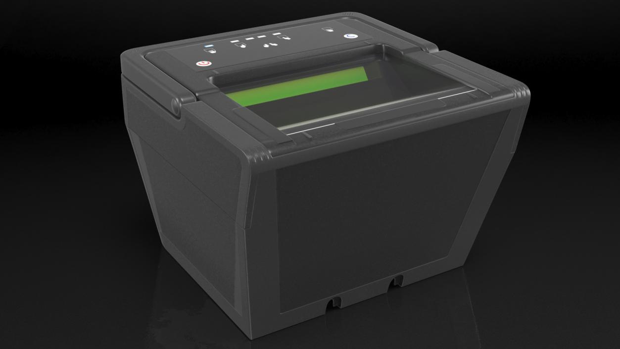 3D Fingerprints Scanner ON model