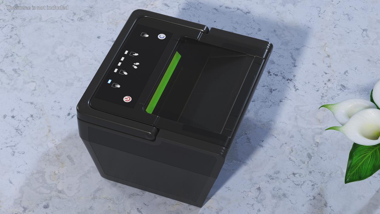 3D Fingerprints Scanner ON model