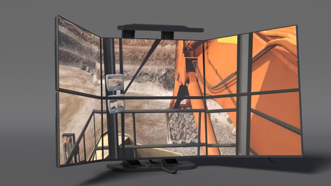 3D model Screens for the Surface Mining Simulator