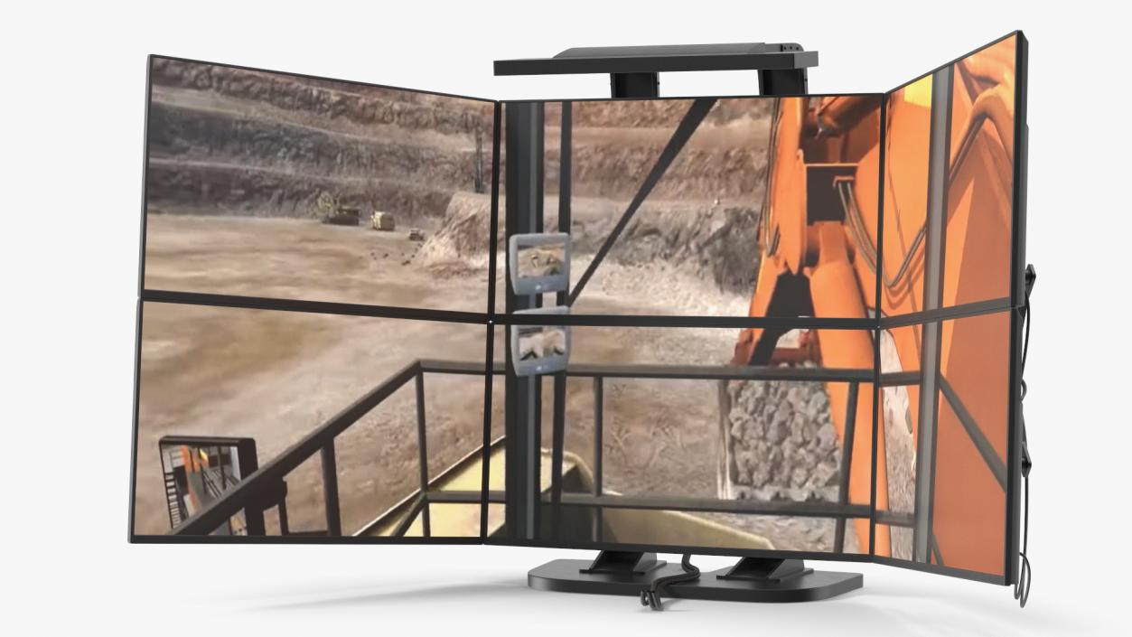 3D model Screens for the Surface Mining Simulator