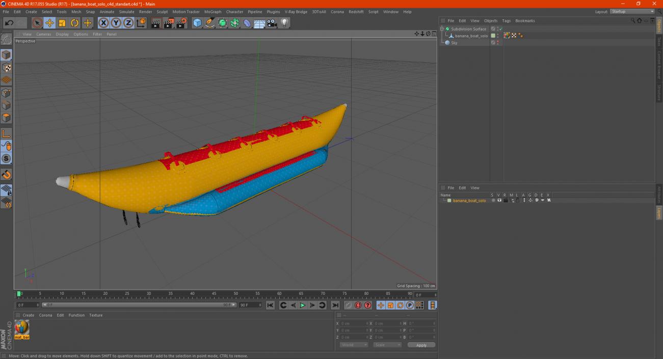 3D Banana Boat Solo