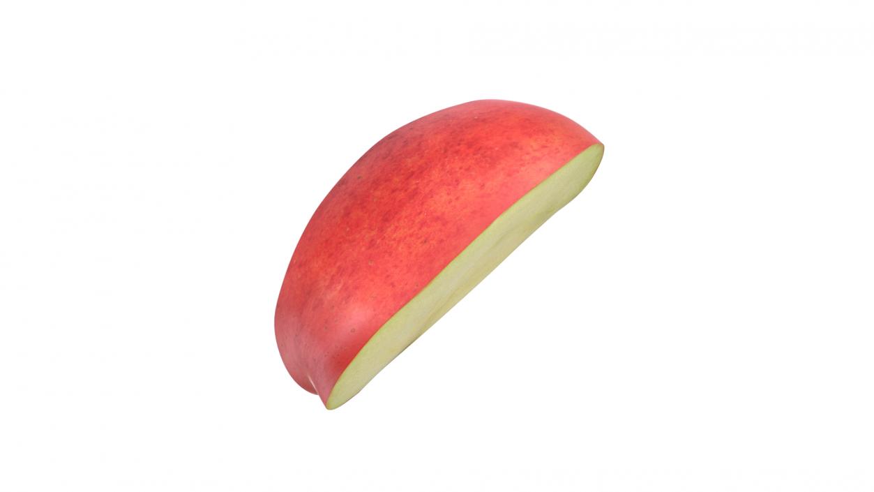 3D Realistic Apple Slice