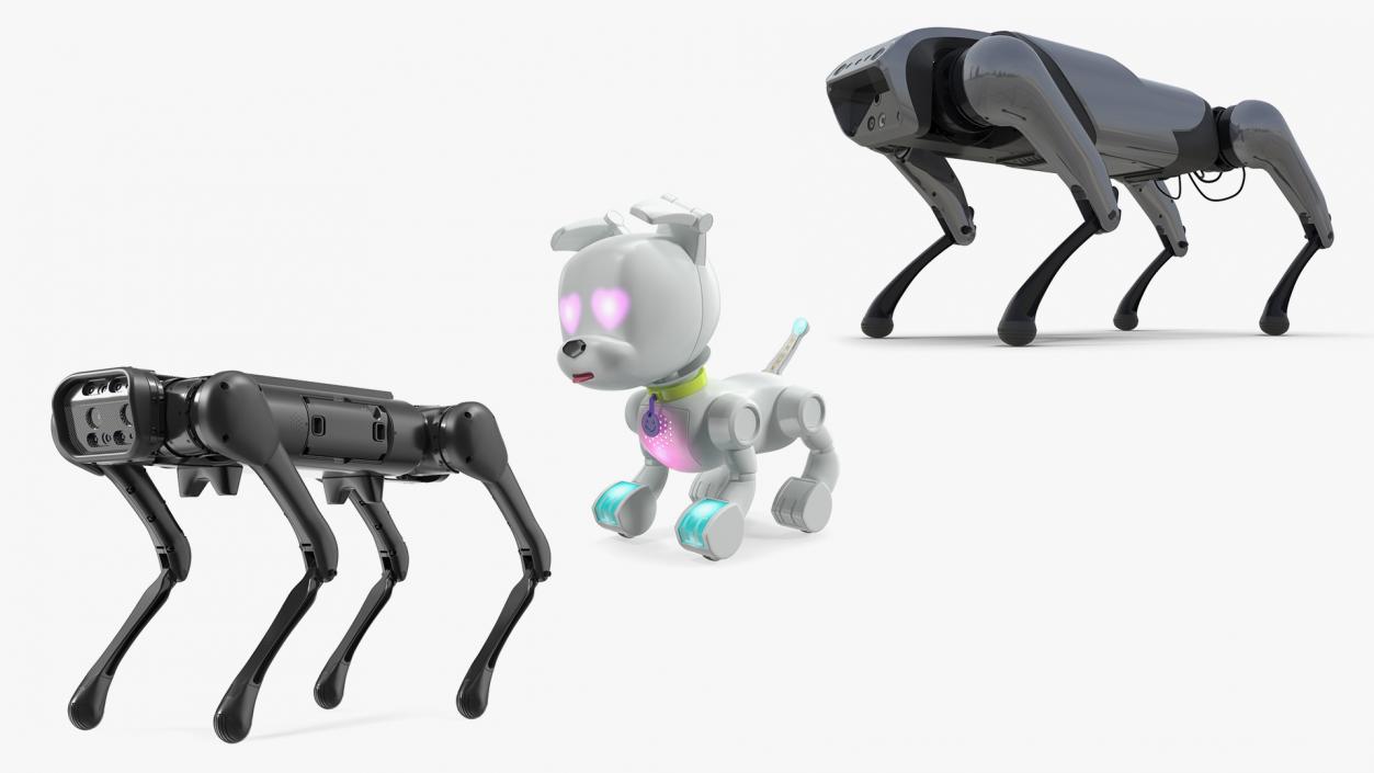 3D Robots Dog Collection