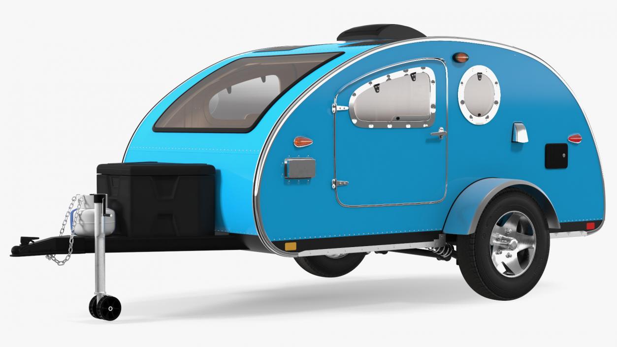 Teardrop Camping Trailer 3D model