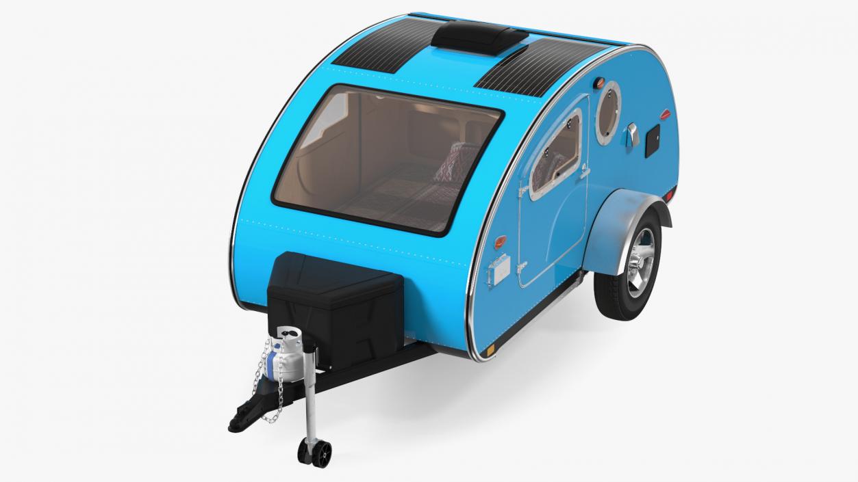 Teardrop Camping Trailer 3D model