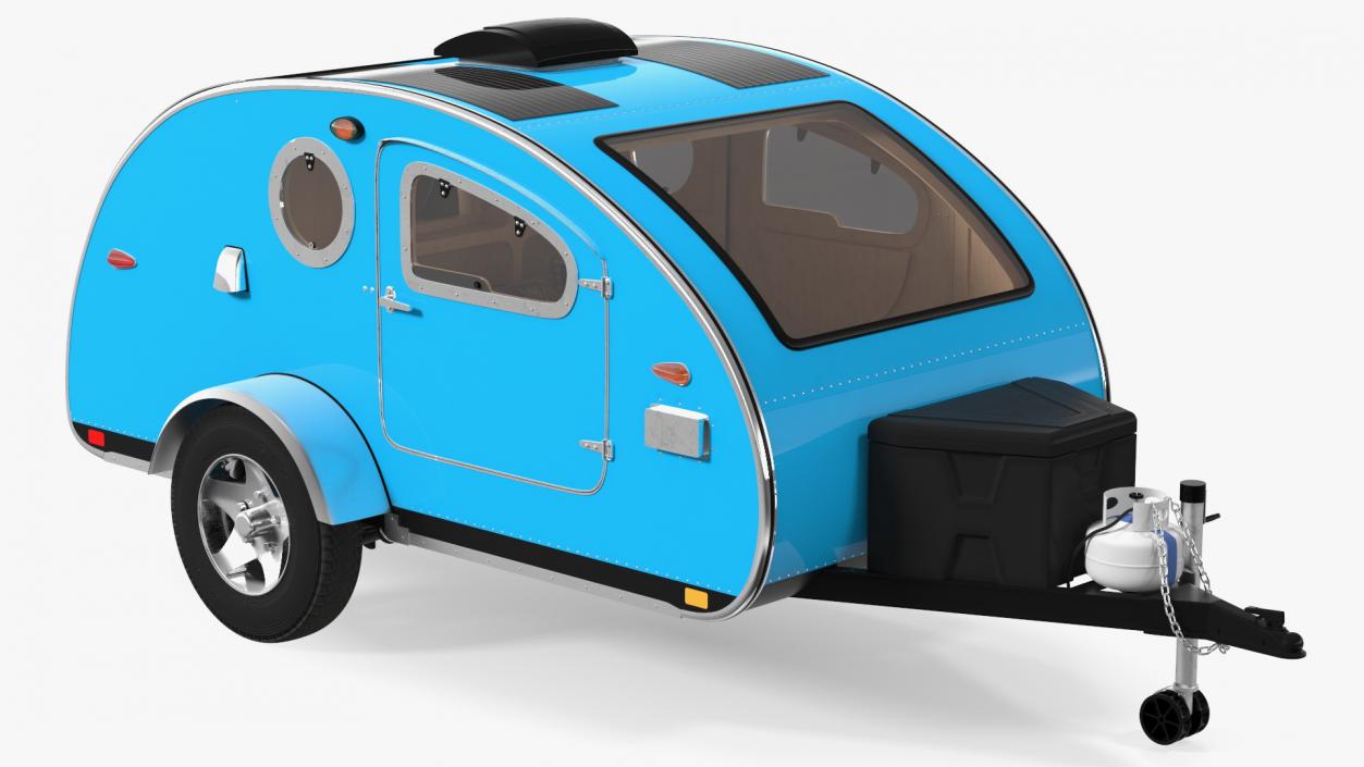 Teardrop Camping Trailer 3D model