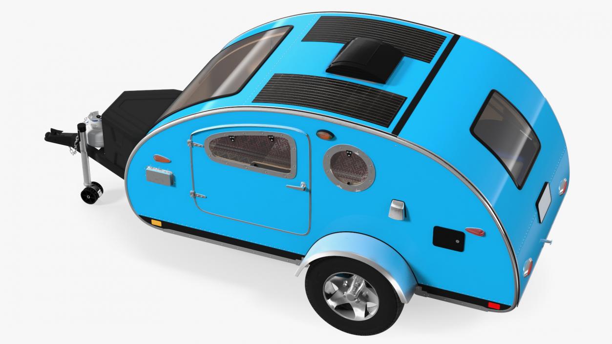 Teardrop Camping Trailer 3D model