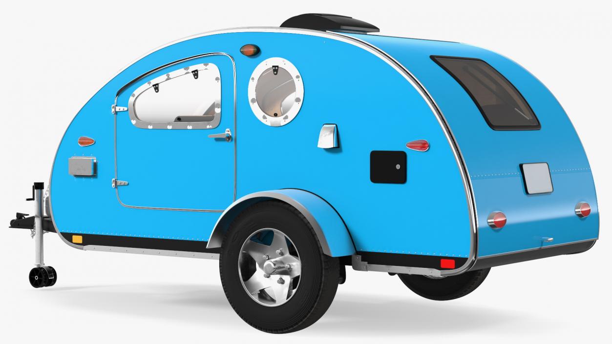 Teardrop Camping Trailer 3D model