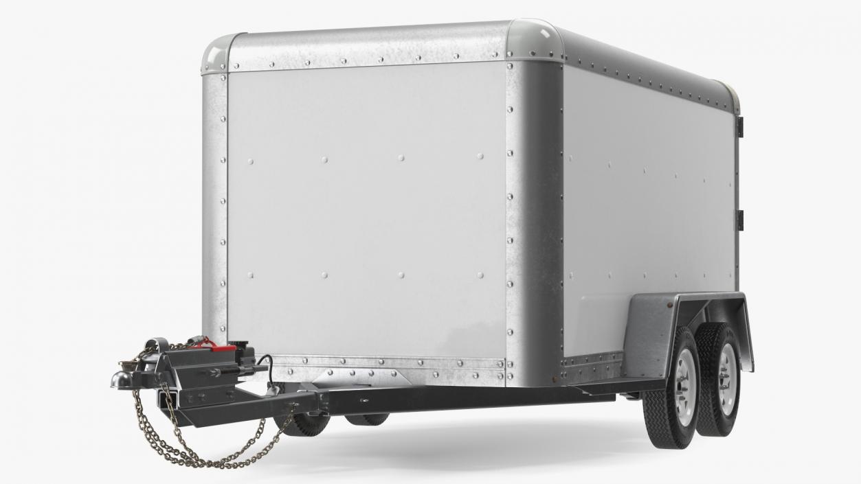 3D 6x12 Cargo Trailer model