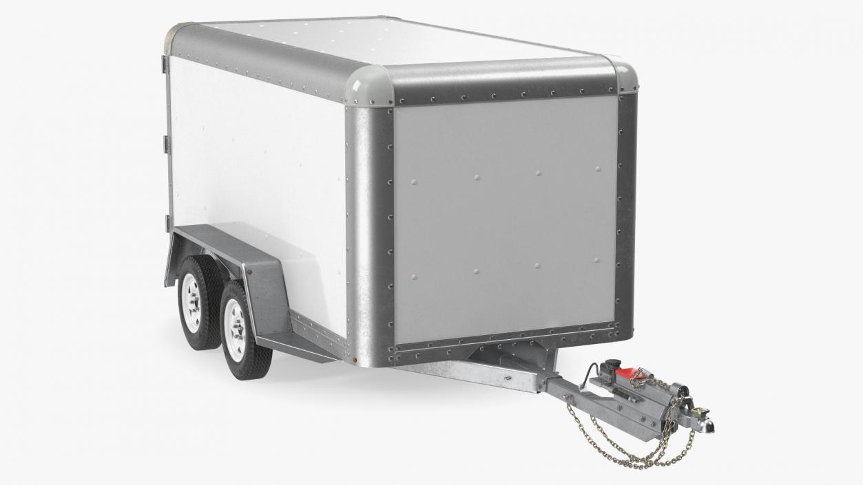 3D 6x12 Cargo Trailer model