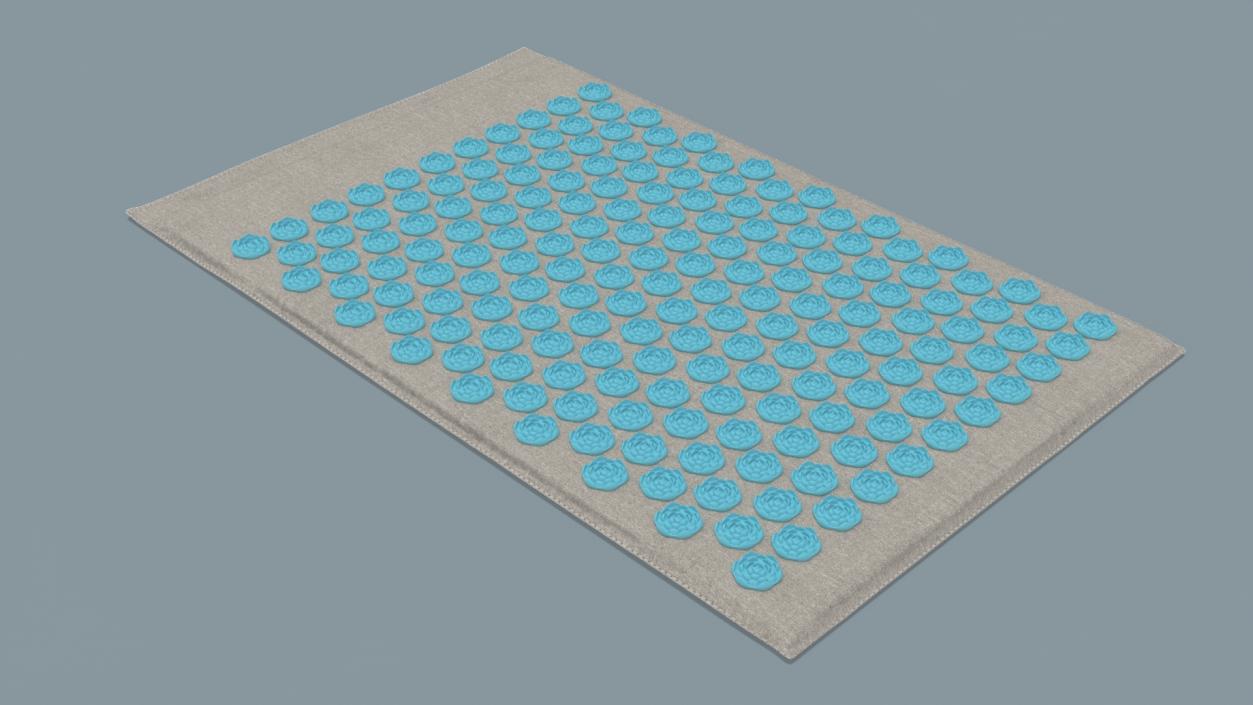 3D Relaxation Mat Acupuncture Blue 2 model