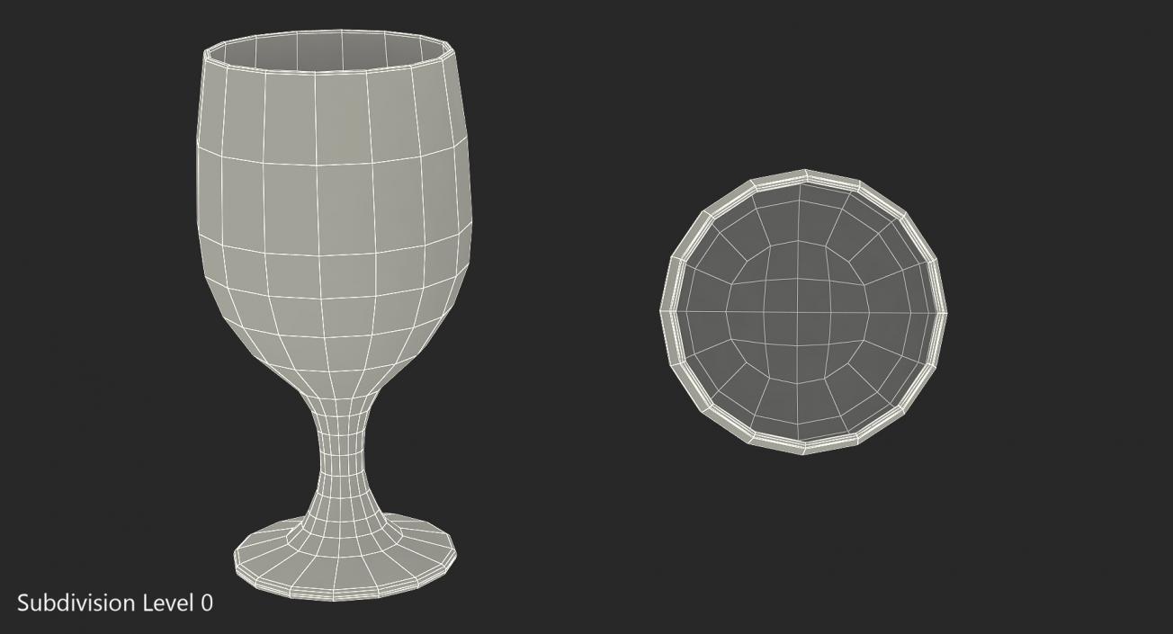 Goblet Glass 3D