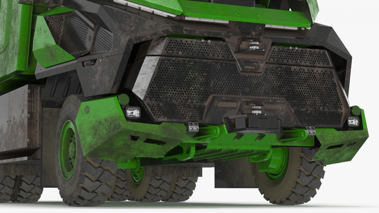 Dirty Autonomous Electric Dump Truck Dirty 3D