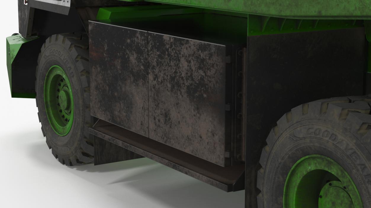 Dirty Autonomous Electric Dump Truck Dirty 3D