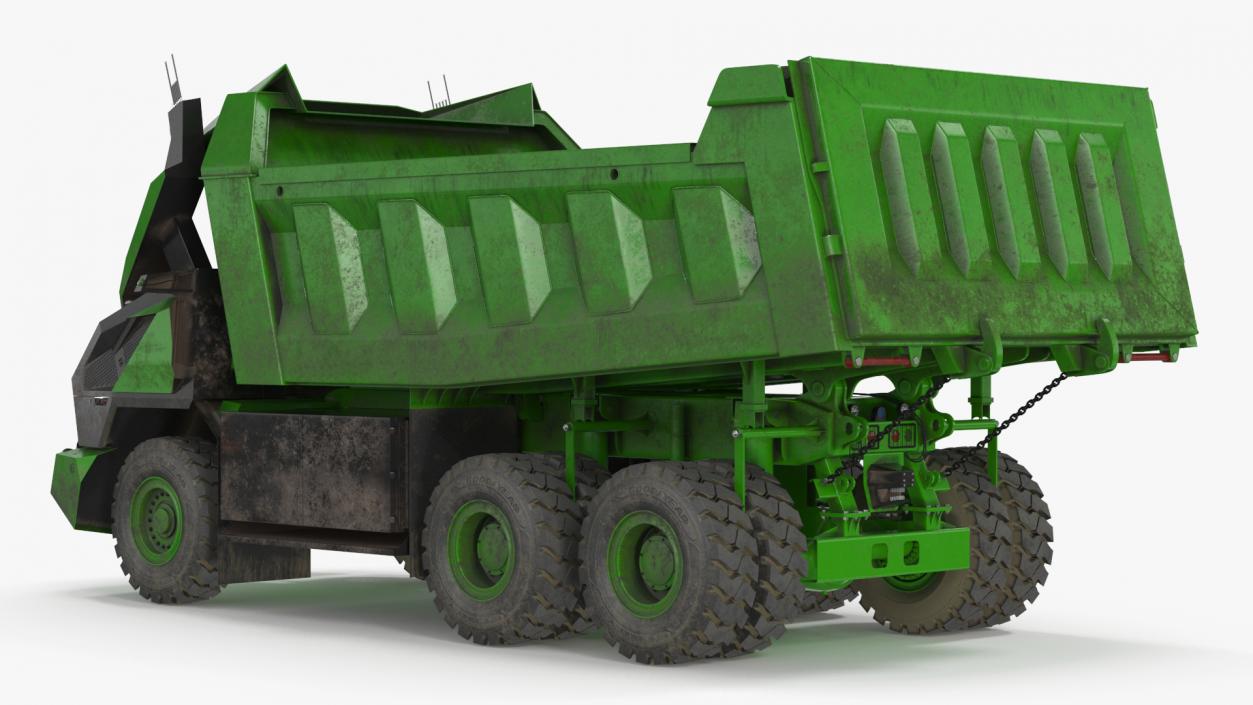 Dirty Autonomous Electric Dump Truck Dirty 3D